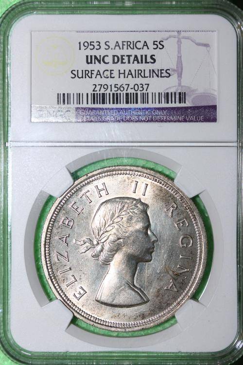 1953 NGC UNC DETAILS (Crown)