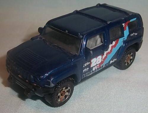A BLUE HUMMER H3 BY  MATCHBOX 2004, MB666