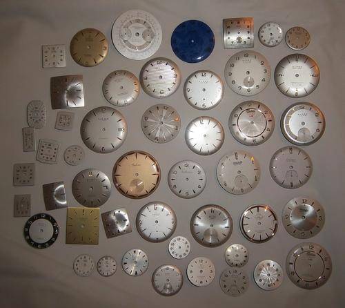 X48 VINTAGE WRISTWATCH DIALS, NEW OLD STOCK