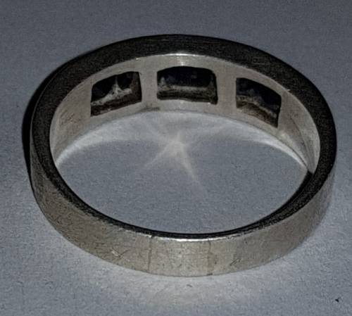 Blue Stone Sterling Silver Ring