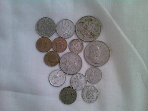 14 ASSORTED SOUTH AFRICAN COINS