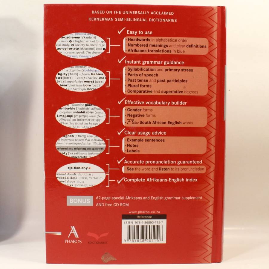 Pharos: English Semi-Bilingual Dictionary for South Africa with CD