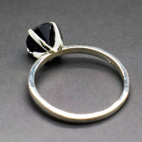 REDUCED**1.55cts Genuine Natural Black Diamond Ring** Free Appraisal Certificate $960!