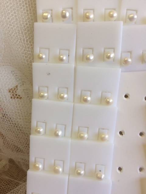 10 Pairs Genuine Cultured Pearl  Earrings - Wholesale Bargain!