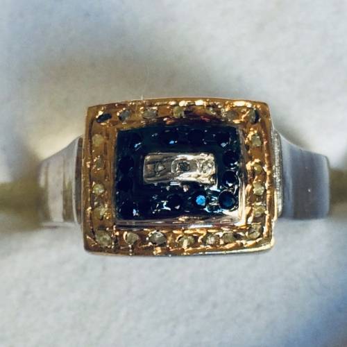 Natural raw diamond ring - unique