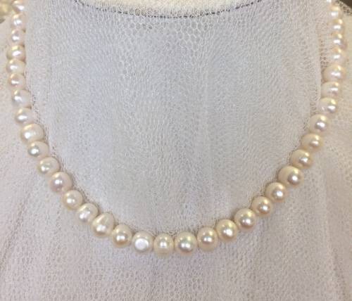 GENUINE CULTURED PEARL NECKLACE WITH ATTACHABLE BRACELET - SO CLASSIC