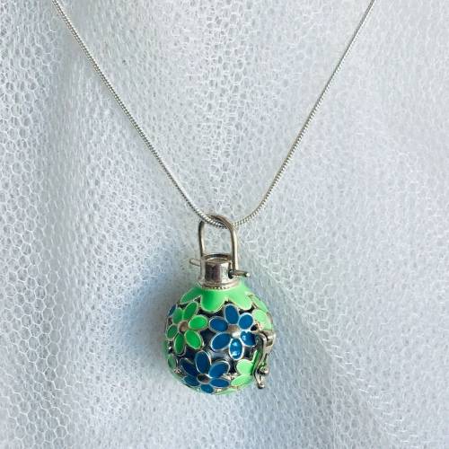SALE Harmony Angel Callers Chime Ball Pendant on Chain