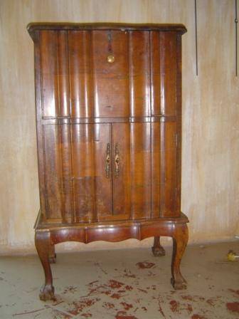 Vintage Ball & Claw Drinks Cabinet