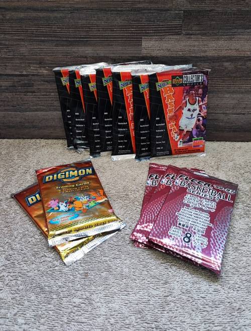 Bandai, Upper Deck & Fleer Mixed Collectible Cards(Factory Sealed)