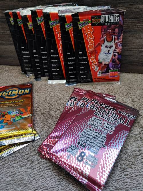 Bandai, Upper Deck & Fleer Mixed Collectible Cards(Factory Sealed)