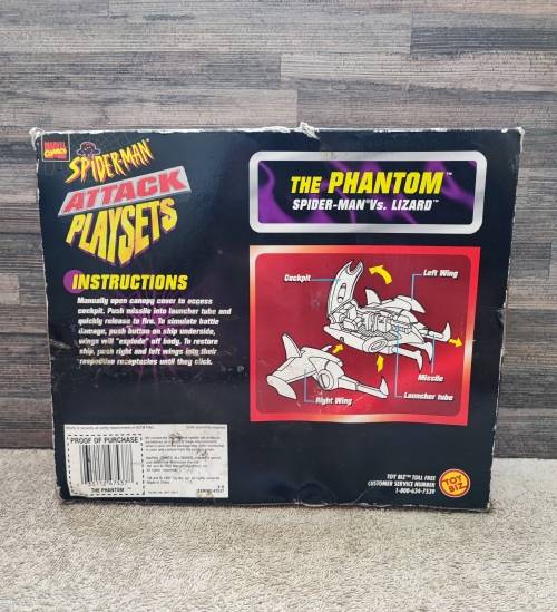 Vintage 1997 Toy Biz Spiderman Mini Figurine Playset