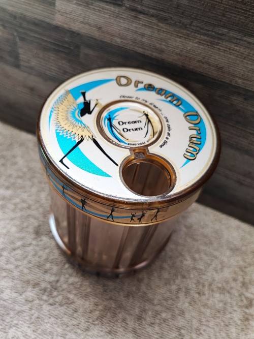 Vintage Rotating Savings Tin/Bank