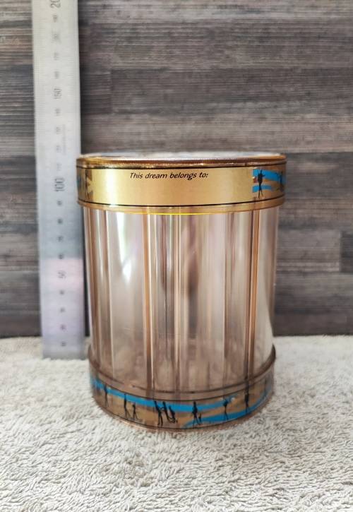 Vintage Rotating Savings Tin/Bank