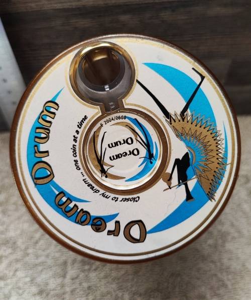 Vintage Rotating Savings Tin/Bank