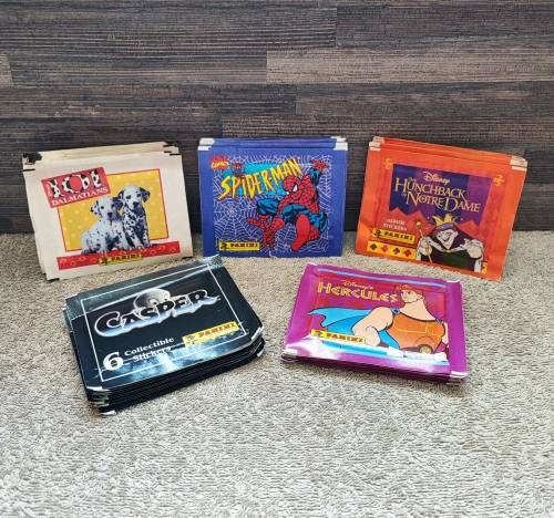 Vintage Panini Collectible Stickers
