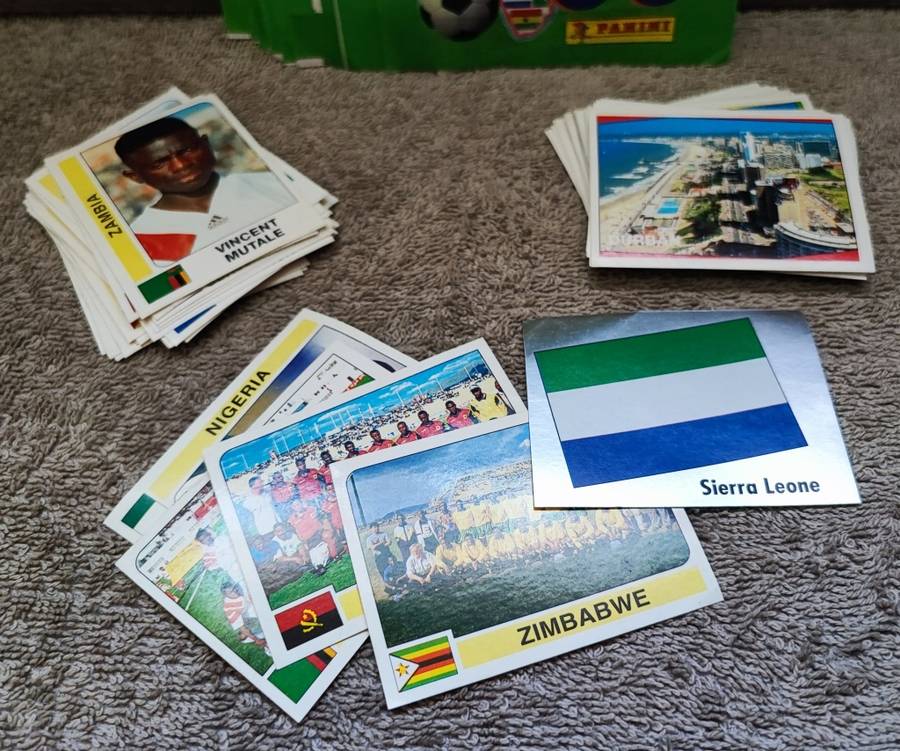 1996 Panini African Cup of Nations Soccer Collectible Stickers