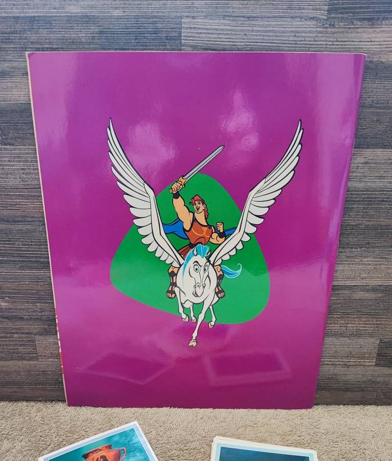 1996 Panini Disney`s Hercules Sticker Album & Complete Sticker Collection