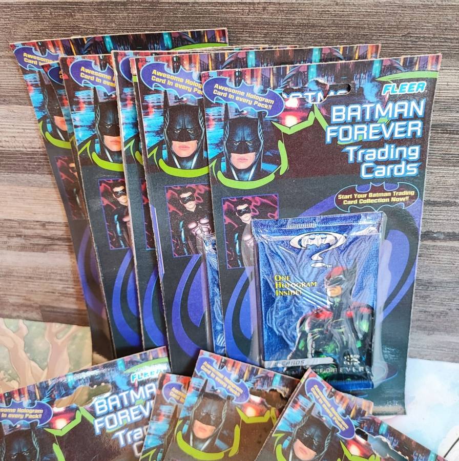 1995 Fleer Batman Forever Trading Cards(Bid per packet)
