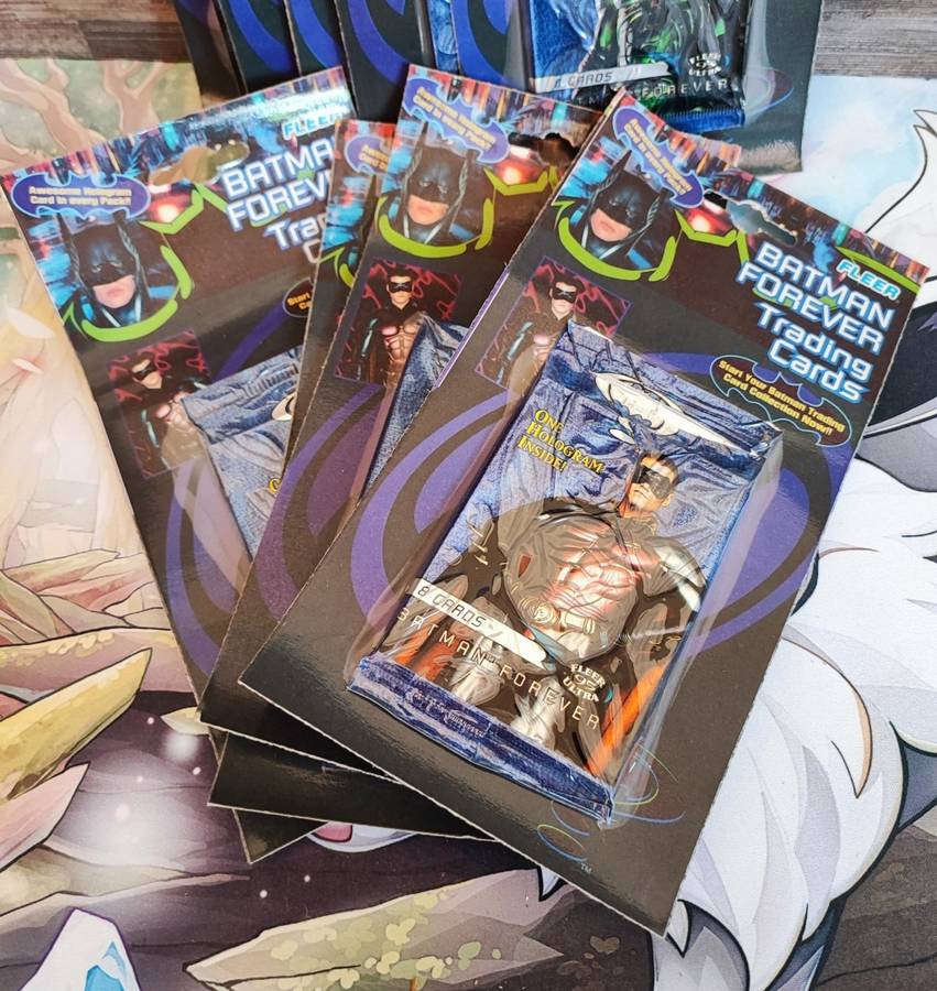 1995 Fleer Batman Forever Trading Cards(Bid per packet)