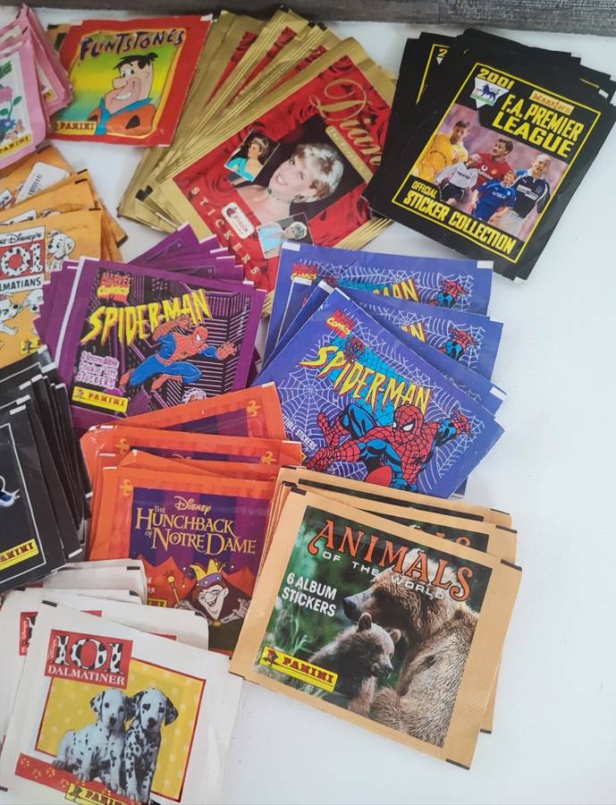 Panini/Topps Mixed Sticker packets(100 x sticker packets)