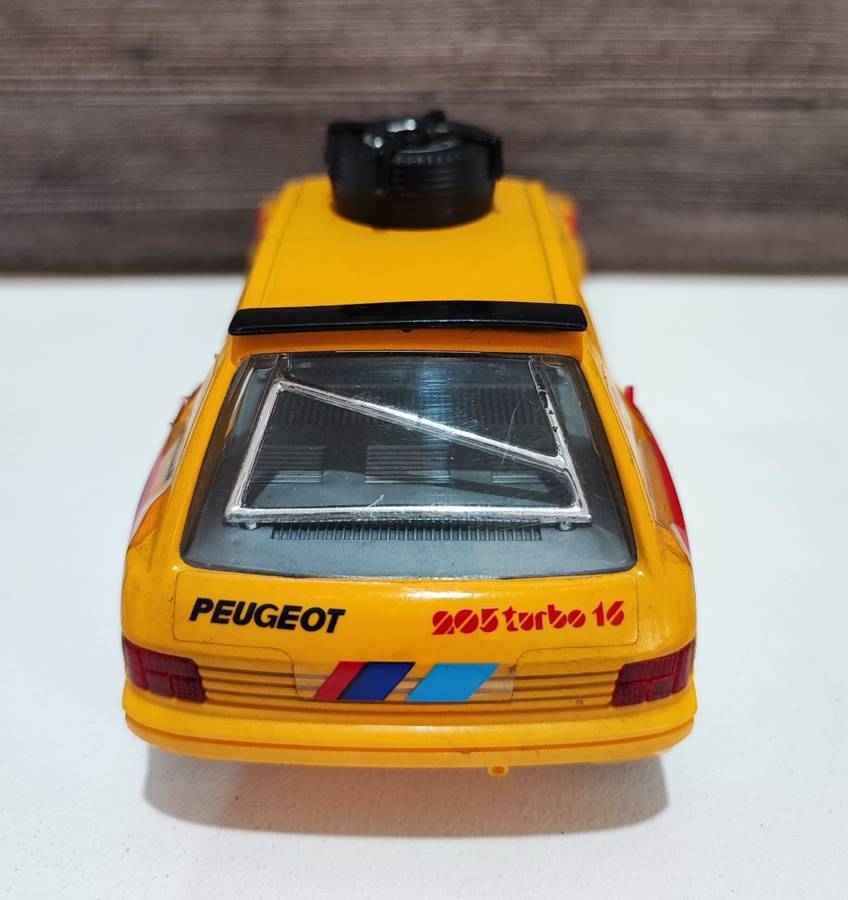 Vintage Bburago Renault Peugeot 205 Turbo Die Cast Model