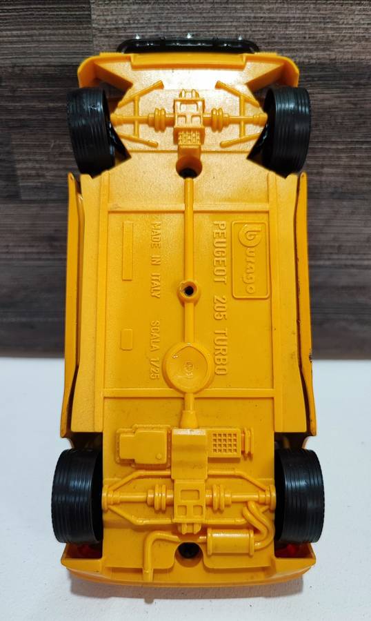 Vintage Bburago Renault Peugeot 205 Turbo Die Cast Model