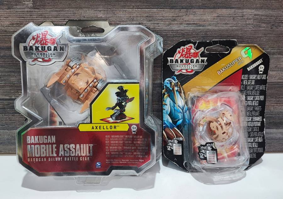 Bakugan Combo - Axellor and Bakasuper