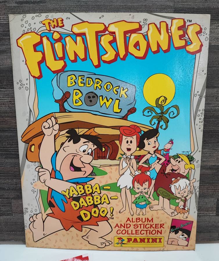 Vintage 1994 Panini The Flinstones Sticker Album & Collectible Stickers