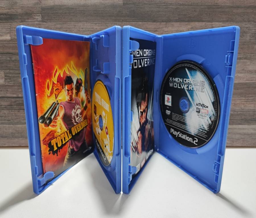 Playstation 2 Games - Total Overdose and X Men Origins Wolverine