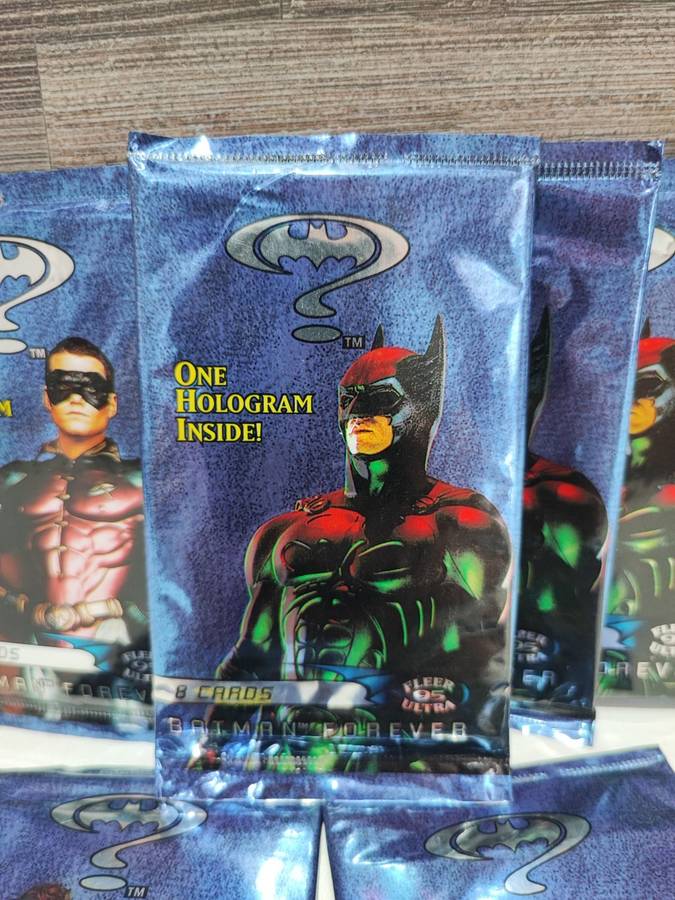 1995 Fleer Batman Forever Trading Cards(Bid per packet)