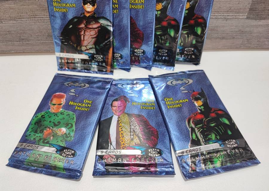 1995 Fleer Batman Forever Trading Cards(Bid per packet)