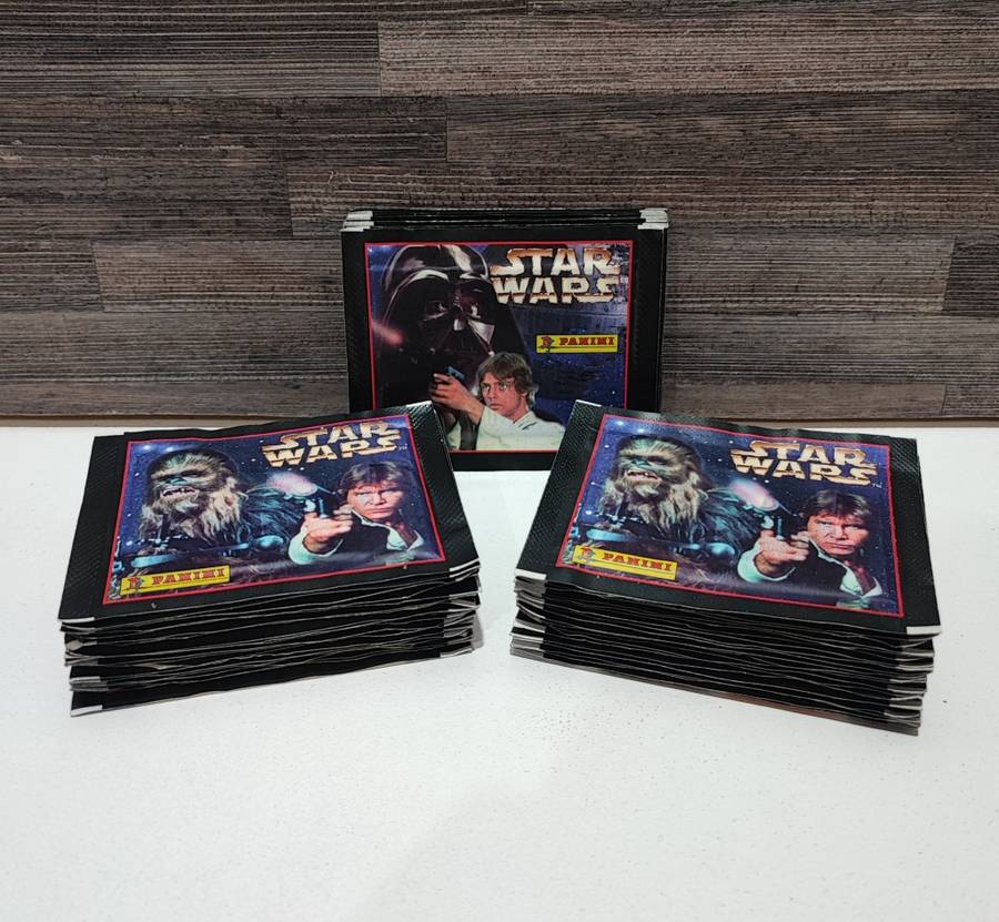 Vintage 1996 Panini Star Wars Collectible Stickers