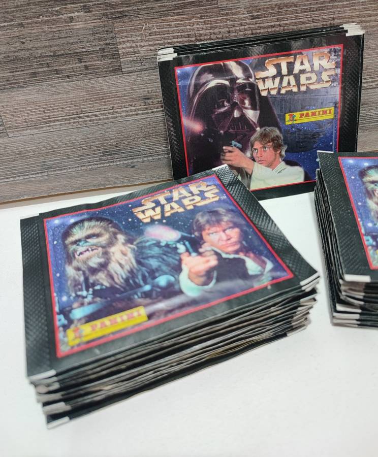 Vintage 1996 Panini Star Wars Collectible Stickers