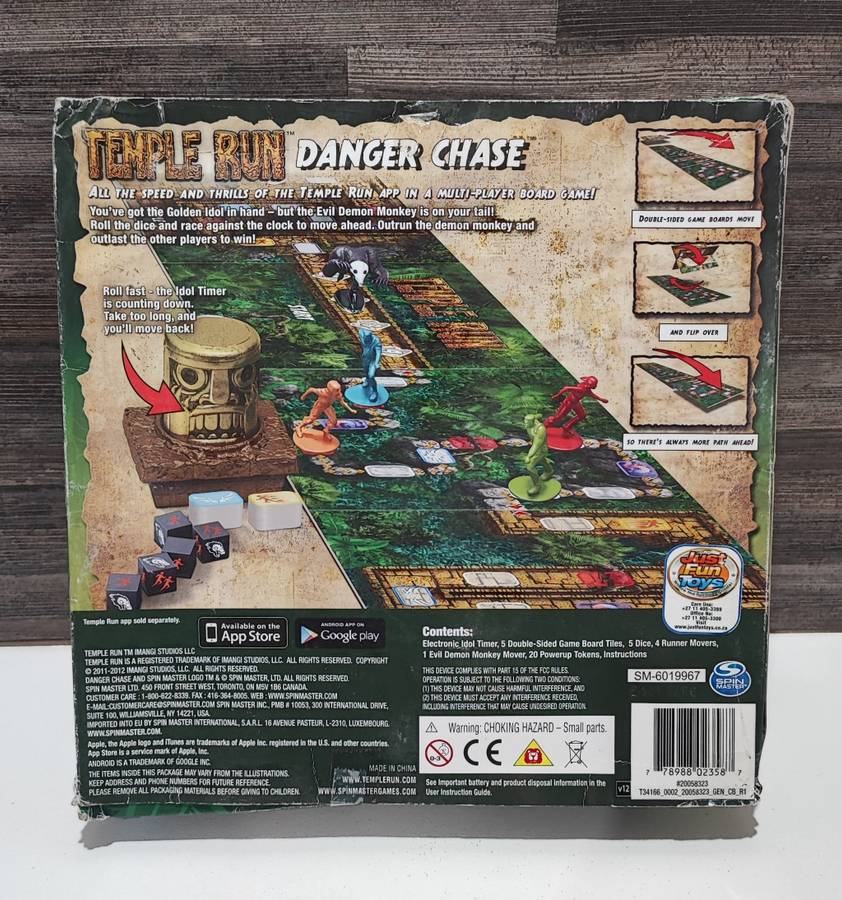 Temple Run Danger Chase Board Game