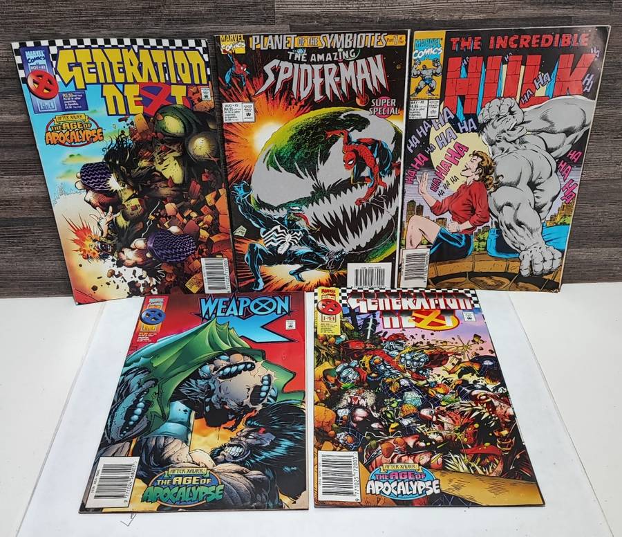 Vintage 1995/1996 Marvel Comic Book Collection 2