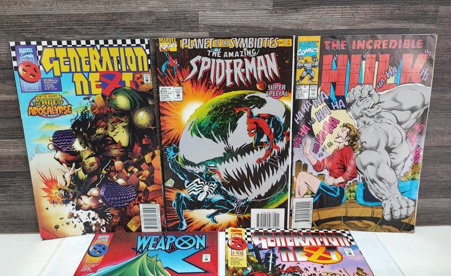 Vintage 1995/1996 Marvel Comic Book Collection 2