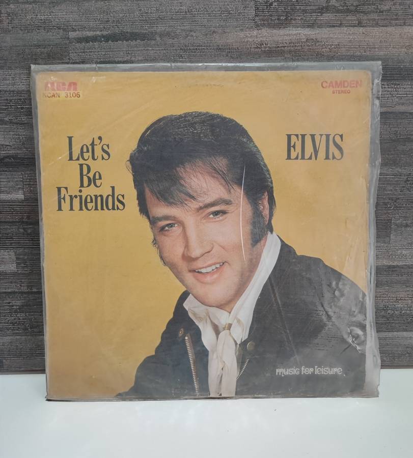 Vintage LP Record - Elvis Let`s Be Friends