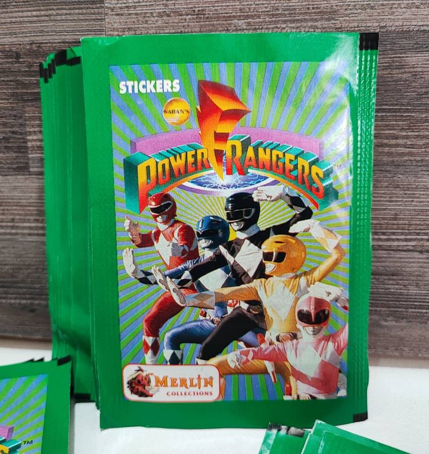 1994 Topps Power Rangers Collectible Stickers