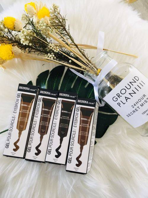 Tattoo Paint Eyebrow Gel Eyebrow Makeup Kit Waterproof Eye Brows Tint Creamy#Black