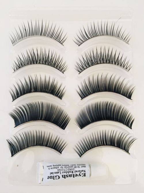 Electric Eye Beauty Eyelash Set/10pcs With 1pc Eyelash Glue 2in1 set