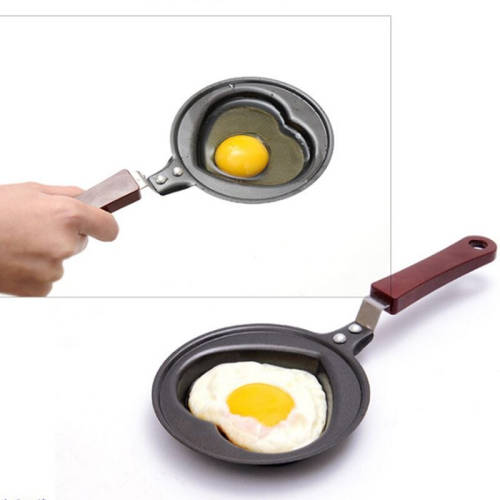 Creative Mini Breakfast Frying Pan Omelette Pan Cute Heart Shaped Omelette Pan Nonstick--#5