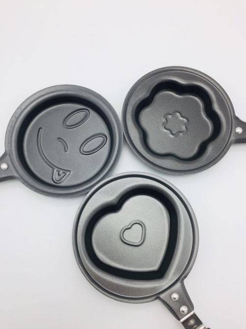Creative Mini Breakfast Frying Pan Omelette Pan Cute Heart Shaped Omelette Pan Nonstick--#5