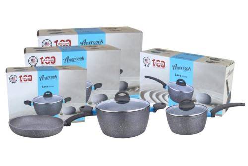 AMERCOOK LAVA STONE NON-STICK Sauce Pot Milk Pot Non stick sauce pan