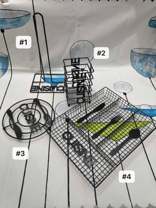CUISINE SERIE Rack, tissue rack pot rack cutlery rack square cutlery rack chopsticks/ spatula rack#2