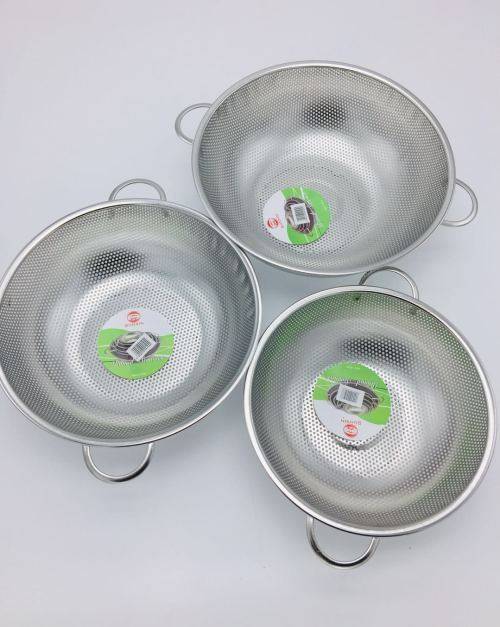 Strainer Stainless steel strainer/Colander stainless steel/wash basket--25cm