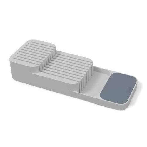 2 Tiers In-Drawer PVC Knife Block Holder Storage Organizer Kitchen Knives Drawer Kitchen knife tray
