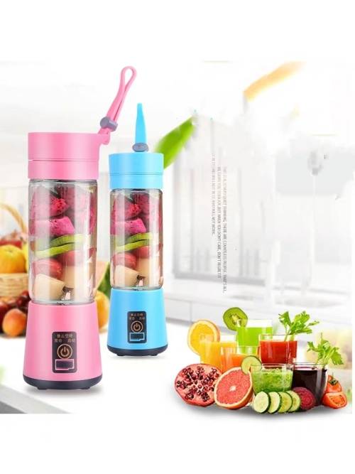 Rechargeable Double Blade Fruit Blender Smoothie Maker With USB Port