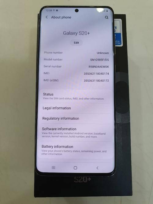 Samsung S20 plus