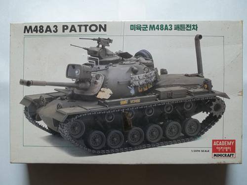 ACADEMY M48A3 PATTON TANK .