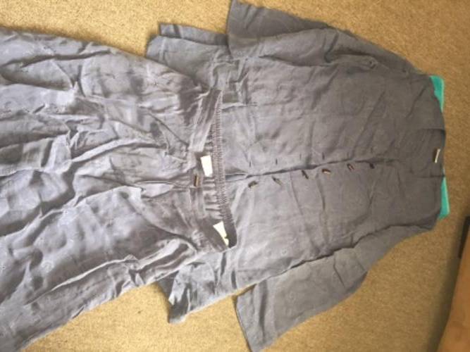 BLUE GREY SUIT SIZE 12